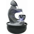 thumbnail image 5 of 15.7-inch High 4-Tier Indoor Tabletop Water Fountain Polyresin Water Fountains - Resin Crafts - Elegant Design - Tabletop Ornament - Ideal for Desktop Home Office Living Room Gifts, 5 of 6
