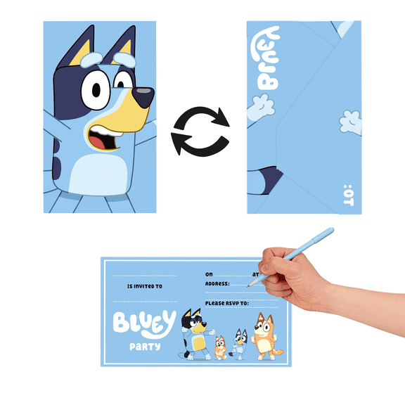 Cartoon Birthday Party Invitations,Cartoon Party Invitation Card Cartoon Birthday Invites with Envelopes,Cartoon Birthday Invites for Cartoon Party Favors