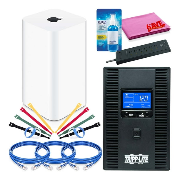 Apple Airport Time Capsule 2tb Bundle With Battery Back Up Surge Protector Walmart Com Walmart Com