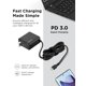 thumbnail image 3 of Cargador Lenovo USB-C 65W PD 3.0 con cable de 2 m negro, 3 of 5