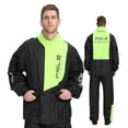 thumbnail image 3 of Chándales Hombres Impermeable Transpirable Traje de lluvia Chaqueta de lluvia y pantalones Traje par, 3 of 7