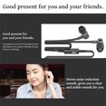 thumbnail image 2 of pitrice 3.5mm Earphone In-ear Headphone Mobile Phone Computer Stereo Headset with Noise Reduction Mic, Black, 2 of 8