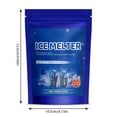 thumbnail image 6 of BANIRO 2026 New 2026 Ice Snow Melt Fast Acting Granular Rock Salt for Driveways Sidewalks Fast-Acting Blue Ice Melt Pellets Melts Ic-E Down to -16°C (3°F) Low Corrosion Resealable 100G Bag,1Pc-100G, 6 of 6