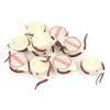 10Pcs DC 3V-24V 2-Wired Miniature Continuous Sound Electronic Alarm Buzzer Beige