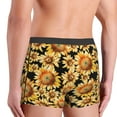 thumbnail image 5 of Balery Sunflowers 1 Men's Boxer Briefs, Soft and Breathable Cotton Underwear with nylon Waistband-Small, 5 of 9