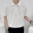 thumbnail image 1 of T-Shirt à Manches Courtes Texturé Rayé d'Été pour Hommes Mode Décontractée, 1 of 9