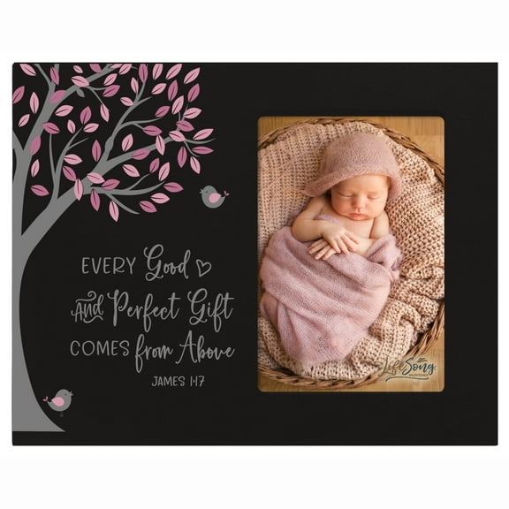 1st Baptism Blessing Photo Frame Gift For Newborn - Good and Perfect