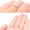 thumbnail image 3 of Anillo De Ansiedad De Rotación Libre Abierto Unisex Con Cuentas Anillos De Cuentas Giratorias Apilables Ajustables Methold AP005720-00, 3 of 6