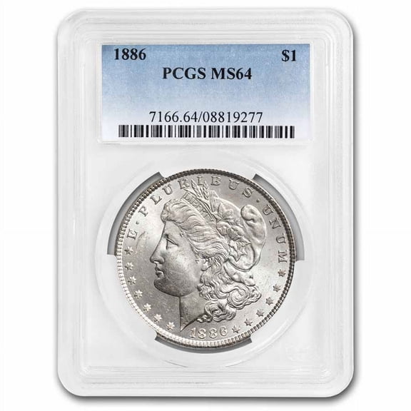 1886 Morgan Dollar MS-64 PCGS