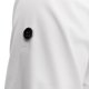 thumbnail image 4 of para proteger Chaqueta de Unisex Adultos Cruzadas Medias Cuello Mandarín Bolsillo Ropa Blanco XL Salvador Uniforme de la chaqueta del chef, 4 of 7