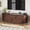 Bronze, variant on 55 Inch Mid-Century Modern TV Stand with Power Outlet and Sliding Doors, Entertainment Center with Adjustable Storage Shelves, for TVs up to 60 Inches, Walnut