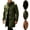 02# Green, variant on Men's Hooded Toggle Coat, Long Duffle Overcoat with Exterior Pockets, Midweight Long Sleeve Casual Outerwear for Men, M - 5XL