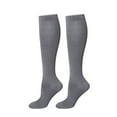 thumbnail image 1 of Women Solid Color Sports Compression Stockings Cycling Running Knee Length Socks, 1 of 9