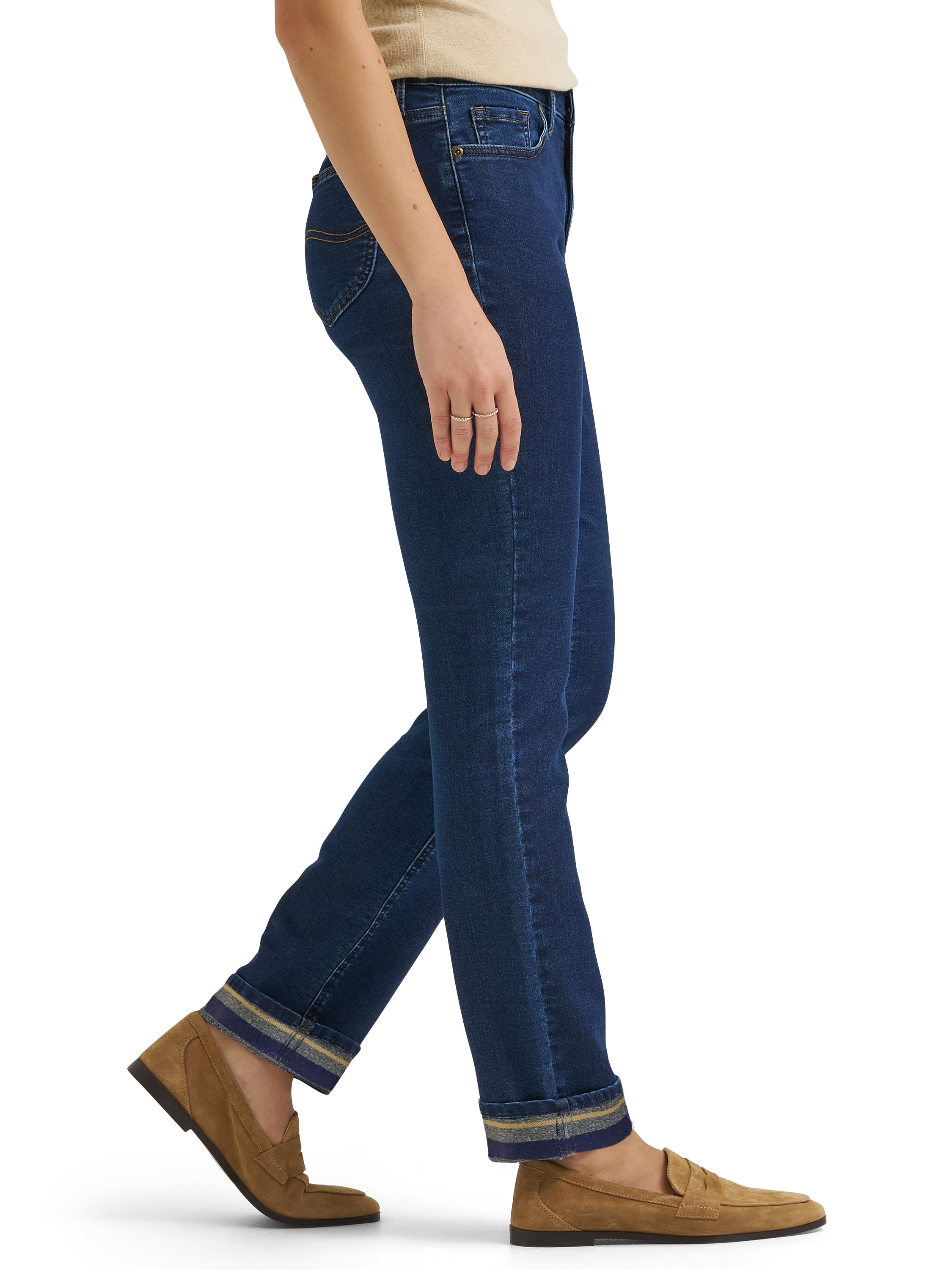 Lee® Women's Legendary Lined Straight Leg Denim Jeans