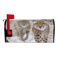 thumbnail image 3 of Ryvnso Mailbox Cover Cheetahs in Winter Magnetic Mailbox Wrap Standard Size 21x18 Inch, 3 of 8