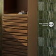 thumbnail image 3 of Cascade 17 x 17 x 60 Freestanding Linen Cabinet in Brown Oak, 3 of 11