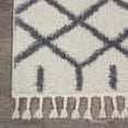 thumbnail image 4 of Nourison Moroccan Shag Bohemian White 7'10" x 10'6" Area Rug, (8' x 11'), 4 of 8