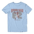 thumbnail image 2 of Marvel Comics Retro Spider-Man New York City Varsity 62 Men's T Shirt (Light Blue, S-XXXL), 2 of 4