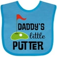 thumbnail image 3 of Inktastic Daddy Little Putter Mini Golf Boys or Girls Baby Bib, 3 of 4