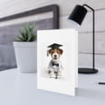 thumbnail image 5 of DistinctInk Greeting Card / Note Card - Parson Russell Terrier Puppy Graduation - PACK of 50, 5 of 7