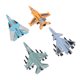 thumbnail image 2 of Modelo De Avión De Combate, Realista, 4 Piezas, Modelo De Avión De Combate Divertido, Accionado Por Fricción Para Jardín De Infantes Para El Hogar, 2 of 7