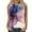 Purple, variant on Jewelreauty Casual Tank Tops for Women Sleeveless High Neck Print Tunic Shirts Summer Loose Going Out Tee (5XL, Navy)