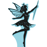 SP13095 Magic Winged Fairy with Wand Cardboard Cutout Standee Standup