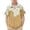 Beige, variant on MGDXOX Kids Short Sleeve Ice Cream Print Button Down Shirts Lightweight Breathable Fabric Spring Summer Fun Casual Wear Orange 2-3 years