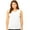Natural Slub, variant on Ladies' Flowy Scoop Muscle Tank - HEATHER NAVY - S