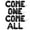 Black, variant on Letter Balloons - COME ONE COME ALL 16" Inch Alphabet Letters Foil Mylar Balloon 1st Birthday Party Banner (Black)
