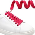 thumbnail image 3 of Solid Flat Shoelaces Hollow Thick Athletic Shoe Laces Strings 2 Pair, 3 of 7