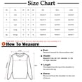 thumbnail image 3 of Ventes de Liquidation! Aqestyerly Hauts de Noël Grande Taille pour Femmes Col Rond Sweat Imprimé de Noël Manches Longues Chandail en Molleton Sans Capuche, 3 of 4