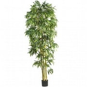 Nearly Natural  8 ft. Biggy Style Bamboo Tree - Green - 8 ft.