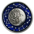 thumbnail image 1 of 2017 Niue 2 oz Antique Finish Silver Celestial Bodies (The Moon), 1 of 5