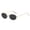 Gold1, variant on Retro Oval Sunglasses for Women Men, 90s Trendy Small Round Gold Metal Frame Shades, UV400 Narrow Sun Glasses for Daily Wear Driving & Outdoor