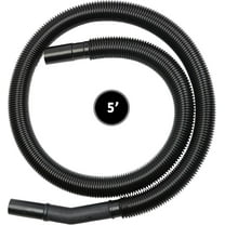 ALL PARTS ETC. 5-Foot Vacuum Extension Hose, 1-7/8 Inch Diameter, Compatible with Stanley Wet/Dry Vacuums SL18191P, SL18199P, SL18701P-10A, Flexible Replacement Vacuum Hose