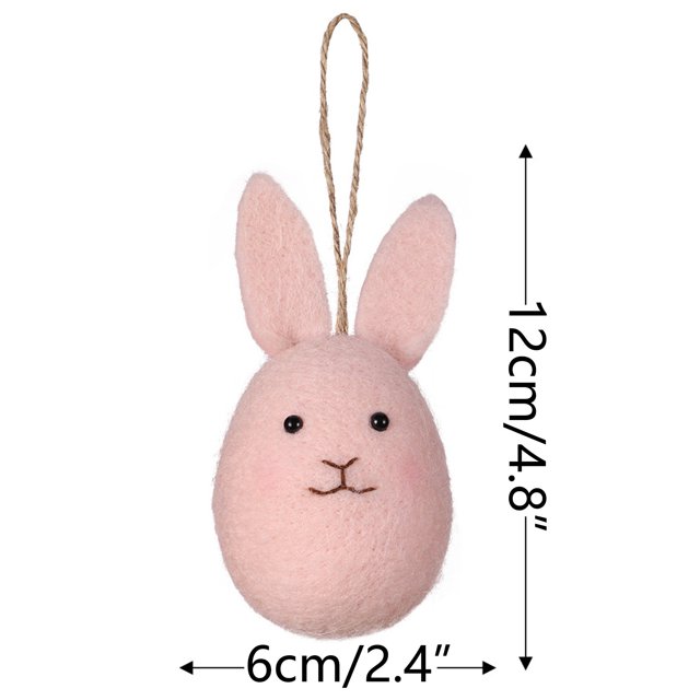 Birdeem St Patricks Day Decorations Valentines Day Ornaments for Tree Saint Patricks Day Decorations Charm St Patricks Day Tree Decorations Simulated Chicken Home Pendant Wool Rabbit Decoration