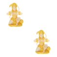 thumbnail image 4 of ZheElen BajranjBali Hanuman Sculpture Figurine Hindu God Statue Tabletop Bookcase Type1 2Set, 4 of 6
