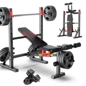 Leikefitness Deep Squat Bench, Multifunctional Core Workout Leg