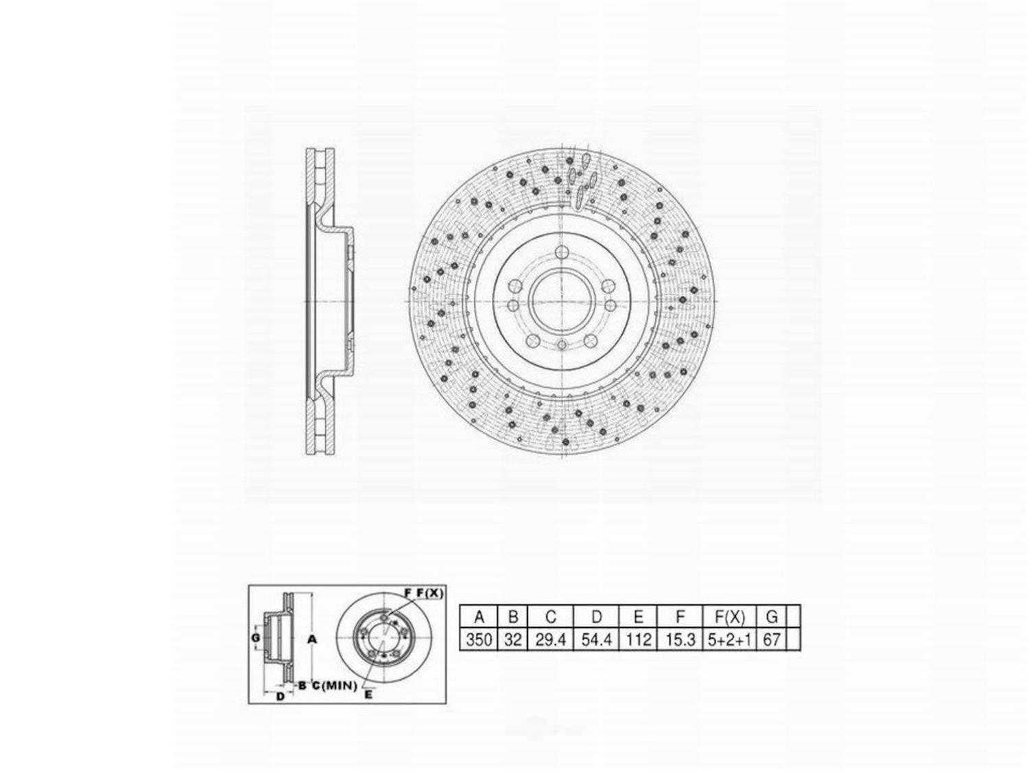 FVP Professional 6621443DR FVP Premium Replacement Coated