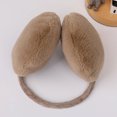 thumbnail image 2 of Miyuadkai Earmuffs Women Winter Cute Earmuffs Ladies Earmuffs Plush Warm Earmuffs Accessory Khaki, 2 of 4