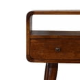 thumbnail image 3 of Artisan Furniture Solid Wood Mini Chestnut Console Table, 3 of 9