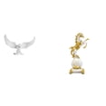 thumbnail image 1 of Escultura de ángel,Estatua de ángel para decoración del hogar,manualidades,color blanco,Figura de escritorio,Estante de estatua de caballo para escritorio,oficina,decoración del, 1 of 8