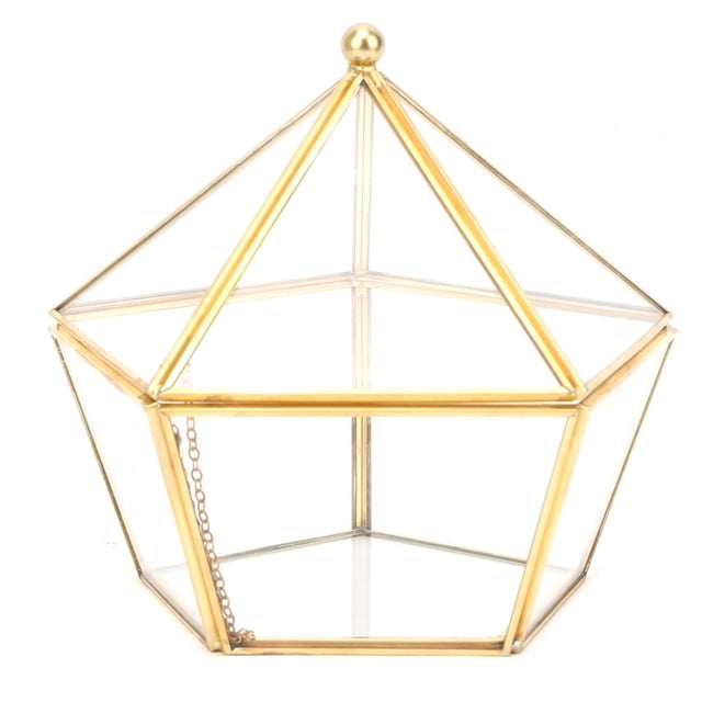 Unique Geometric Succulent Plant Planter Artificial Flower Container Holder Dust Cover Decor