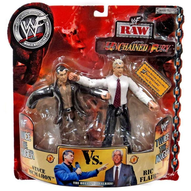 WWE Wrestling Unchained Fury Vince McMahon Vs. Ric Flair Action Figure  2-Pack