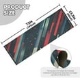 thumbnail image 5 of Yayeee Runner Rug for Bedroom 2'x6' Machine Washable Hallway Non Slip Mat, Stars Abstract Lines, 5 of 8