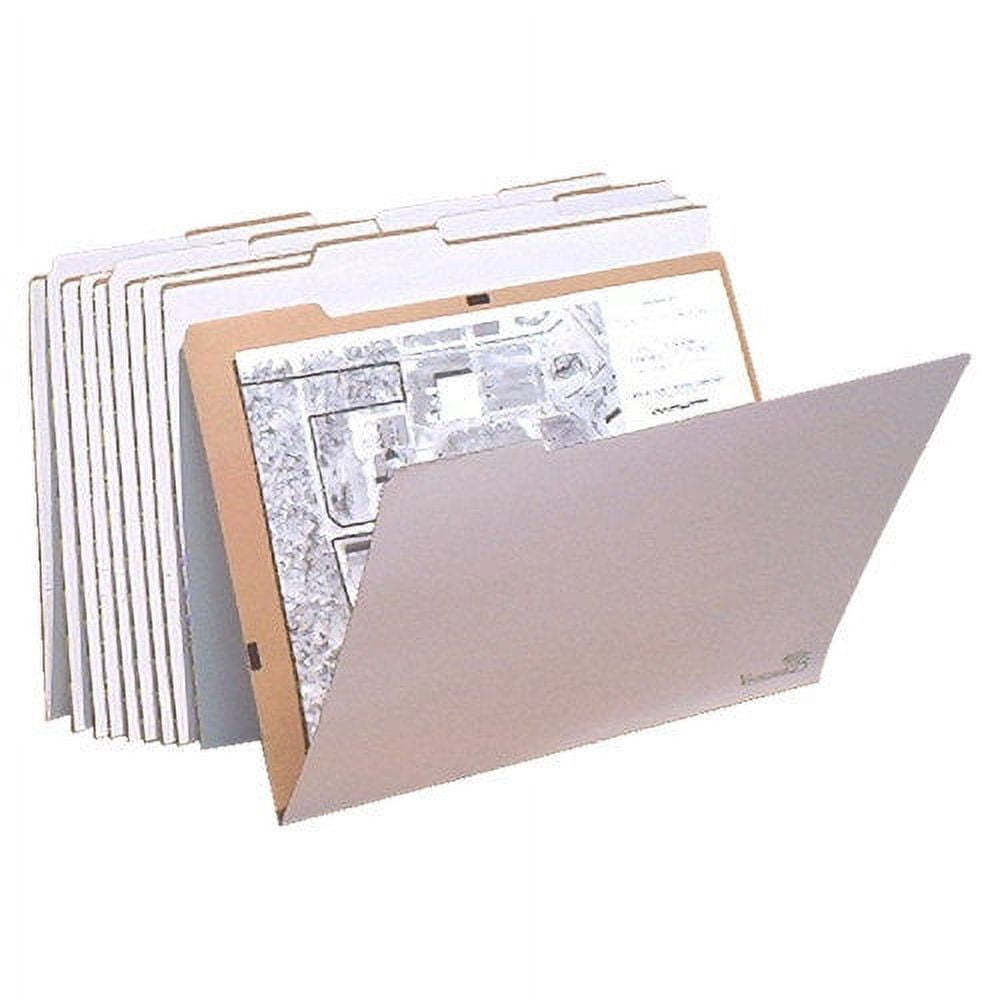 AOS Flat File Storage Folders -  Stores Flat Items up to 12"x18", Pack of 10
