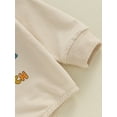 thumbnail image 6 of Newborn Baby Girl Boy Halloween Outfit Meet Me at the Pumpkin Patch Sweatshirt Romper Long Sleeve Bodysuit Tops Cute Fall Clothes, 6 of 8
