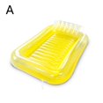 thumbnail image 1 of Yellow inflatable floating row PVC inflatable water bed sunshine inflatable bath inflatable water floating bed sun pad, 1 of 8