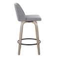 thumbnail image 5 of Toriano Counter Stools for Kitchen Counter, Counter Height Chairs, Bar Stools Set of 2, Counter Height Chairs, Bar Stools For Kitchen Island (Grey Fabric), 5 of 6